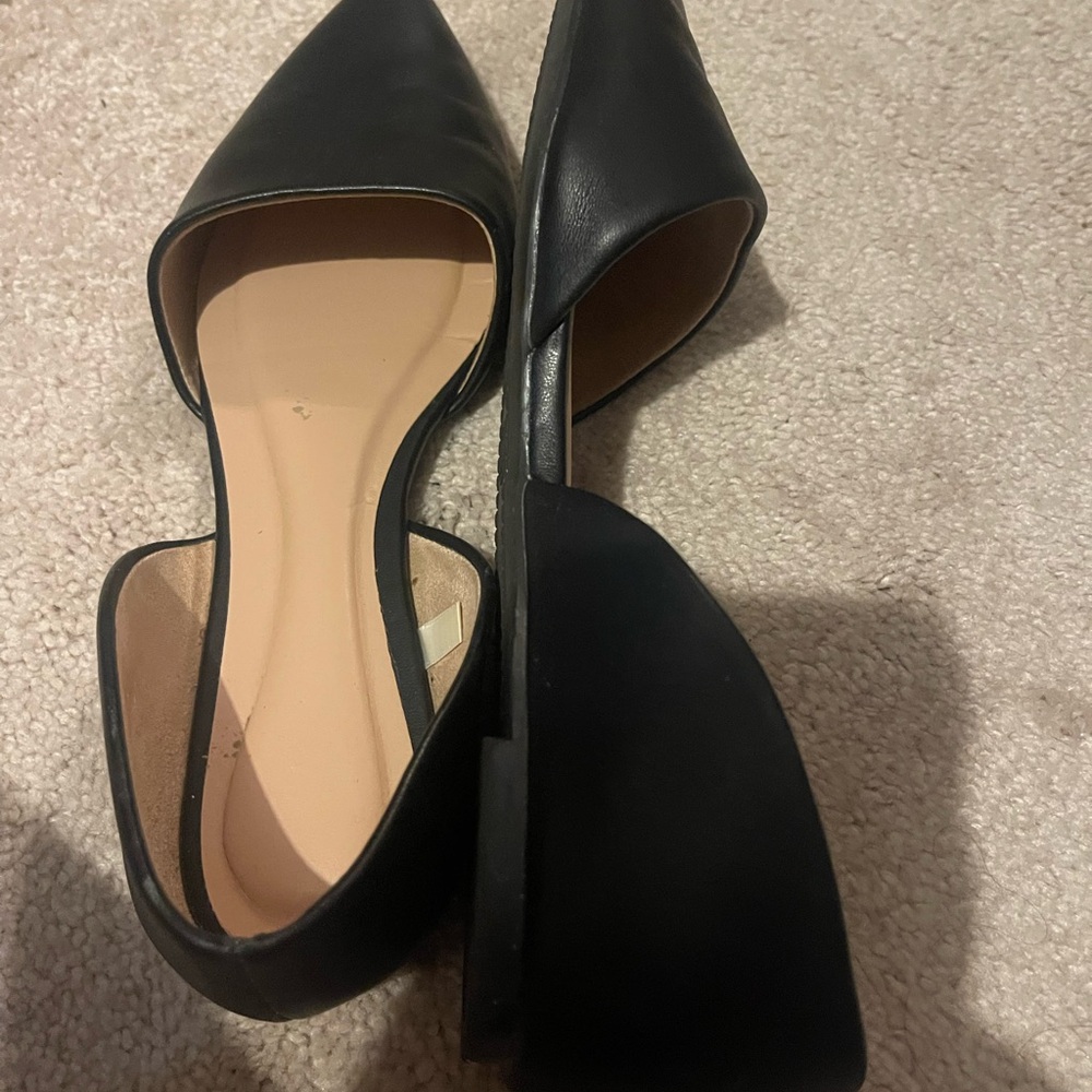 A New Day Black Flats with Pointed Toe